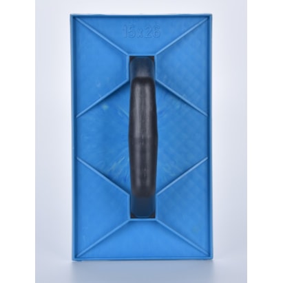 Desempenadeira 12X22cm Corrugada Azul 504 Baricar