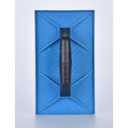 Desempenadeira 15X26cm Corrugada Azul 505 Baricar