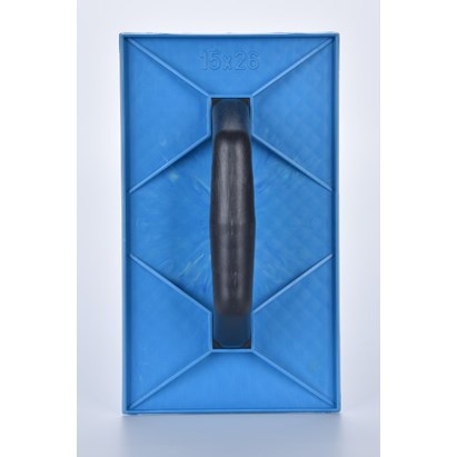 Desempenadeira 18X30cm Corrugada Azul 506 Baricar