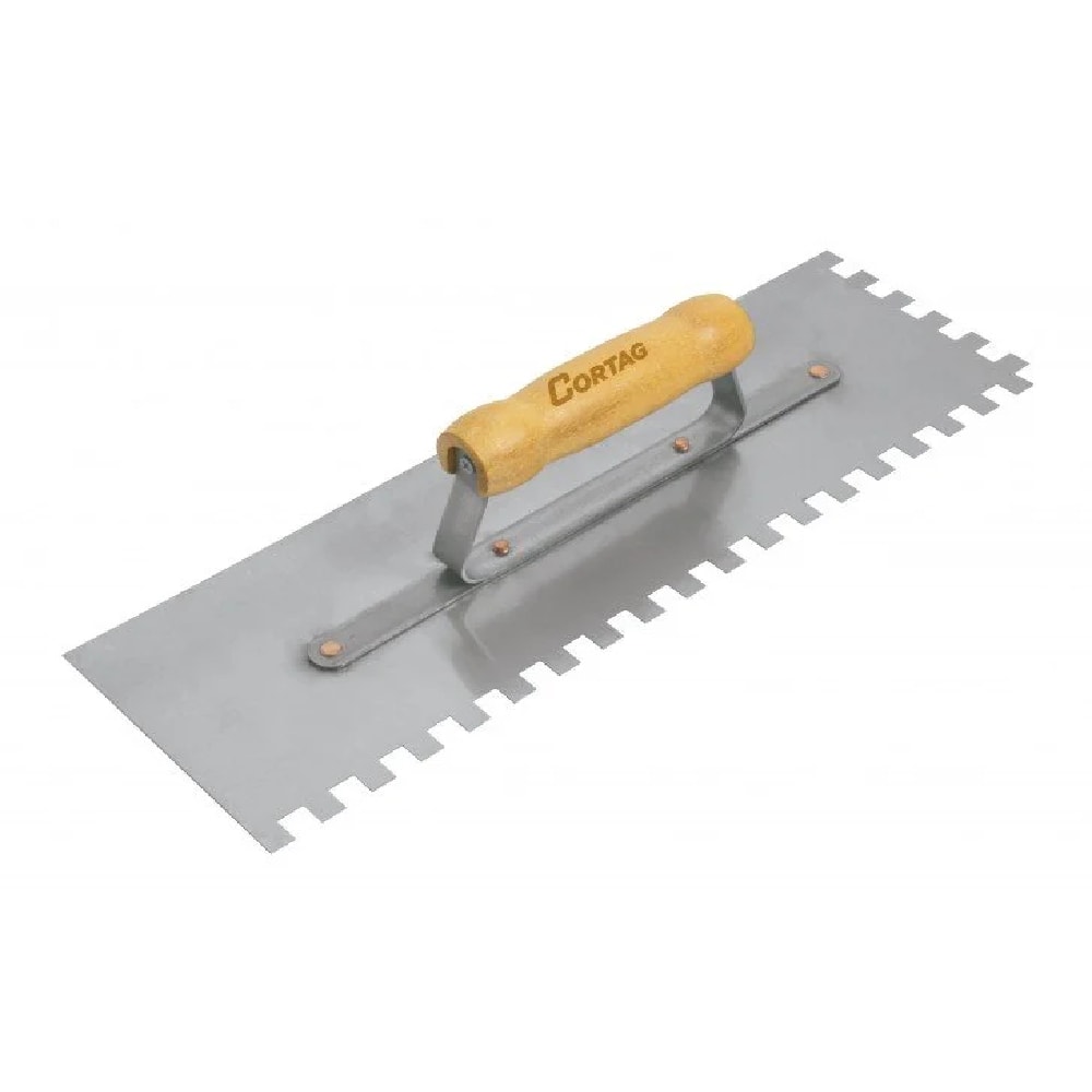 Desempenadeira de Aço Dentada 10x10 28cm Cortag - 60904