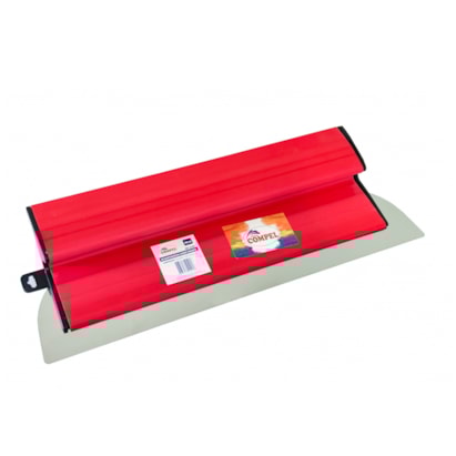Desempenadeira de Aço Inox Compel 40cm para Massa Versátil - 12491