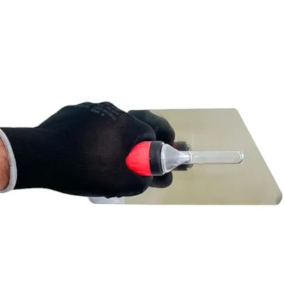 Desempenadeira de Aço Inox Compel Trapézio Efeitos Decorativos - 12409