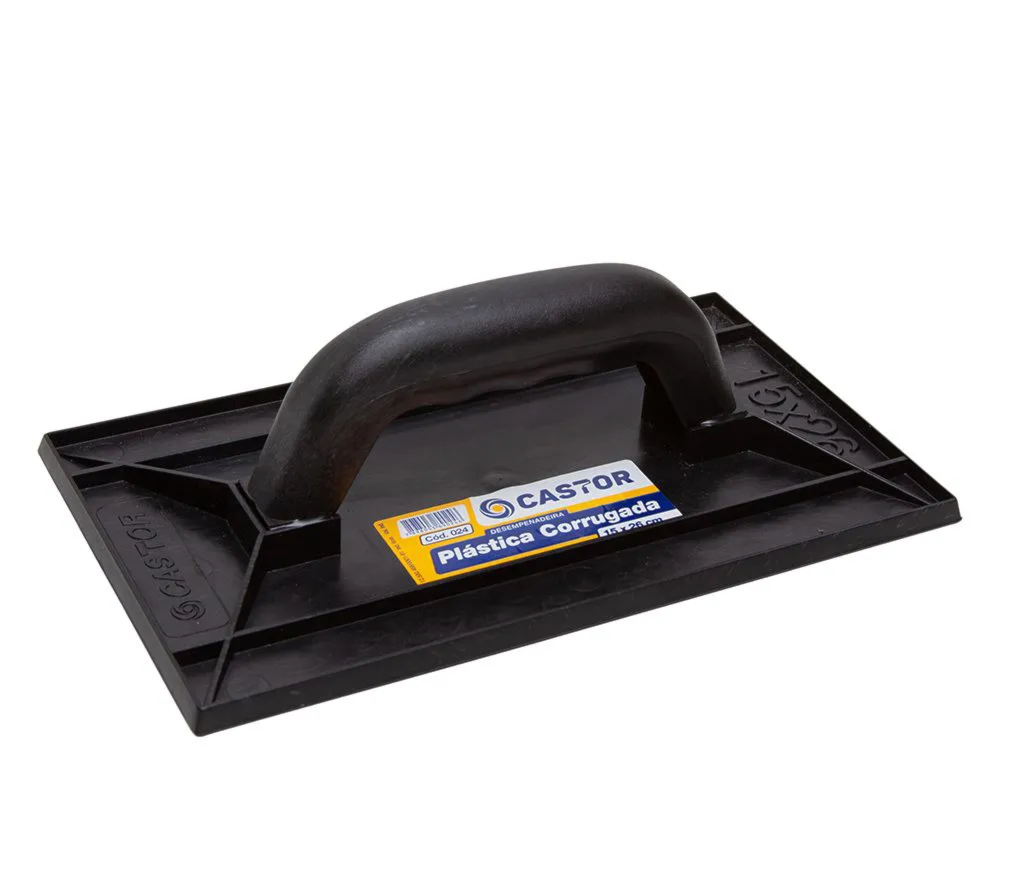Desempenadeira Pvc Castor Pr Corrugada 15x26