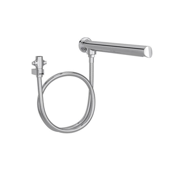 Desviador de Chuveiro com Tubo e Mangueira Deca Luxo Cromado - 1982.C.LUX.330