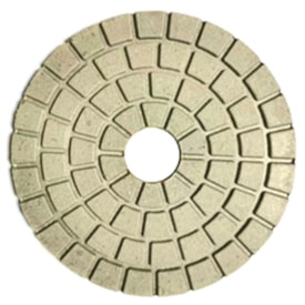 Disco de Corte Diamantado de Polimento Brilho D´Água Buff 10cm Branco - 62154