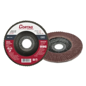 Disco Flap Cortag Para Metais Base Fibra 080 4/12