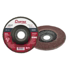 Disco Flap Cortag Para Metais Base Fibra 120 4/12