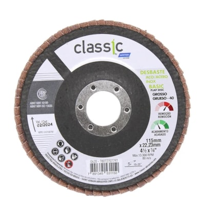 Disco Flap Norton Classic Basic 115mm G40