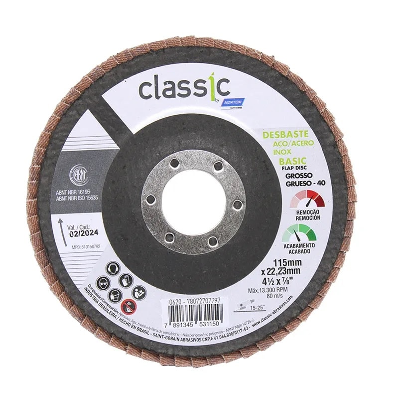 Disco Flap Norton Classic Basic 115mm G40