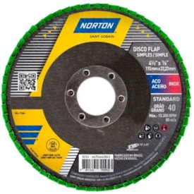 Disco Flap Norton Standard 115X22,23mm P0060 - 66254443862