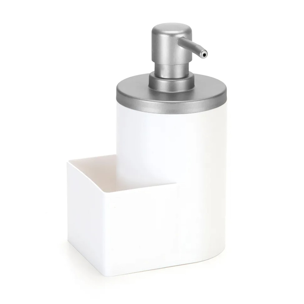 Dispenser Porta Detergente Arthi 600ML Branco e Cromado - 1163