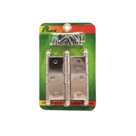 Dobradiça de Ferro Page 31/2x3 Cromado - 244A