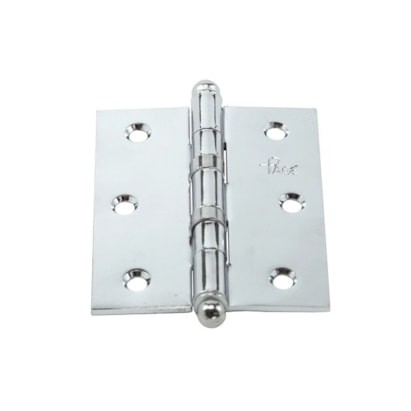 Dobradiça de Ferro Page 31/2x3 Cromo Acetinado - 244A