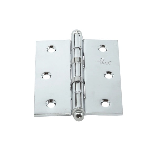 Dobradiça de Ferro Page 31/2x3 Cromo Acetinado - 244A