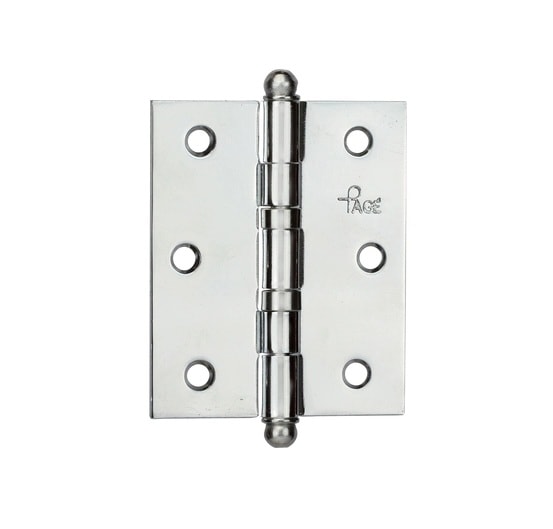 Dobradiça de Ferro Page 31/2x3 Cromo Acetinado - 244A