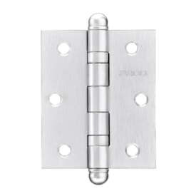 Dobradiça em Aço Pado SM3025 Concept Cromado Acetinado Kit 3 Peças