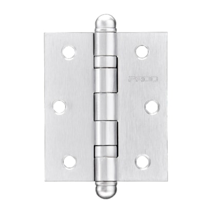 Dobradiça em Aço Pado SM3025 Concept Cromado Acetinado Kit 3 Peças