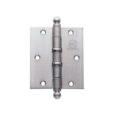 Dobradiça para Porta La Fonte 485 Aço 4X3 Cromado Acetinado