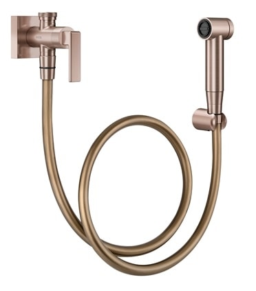 Ducha Higiênica com Derivação Docol Stillo Cobre Escovado - 00823769