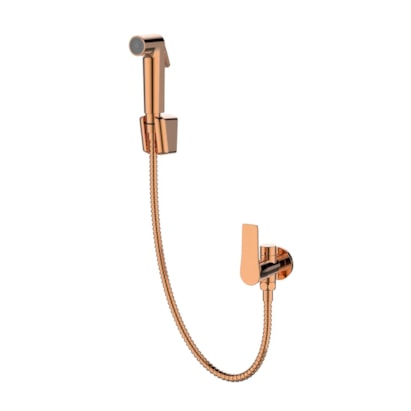 Ducha Higiênica Dax Mendoza com Derivação e Registro Rose Gold - DAX-1984-MZ-RG