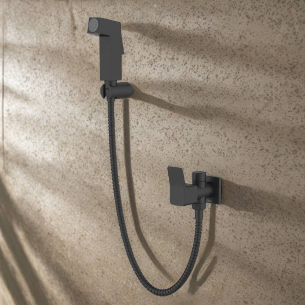 Ducha Higiênica Dax Tamisa sem Derivação com Registro Black - DAX-1984-TM-BL