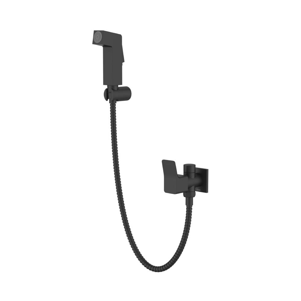 Ducha Higiênica Dax Tamisa sem Derivação com Registro Black - DAX-1984-TM-BL