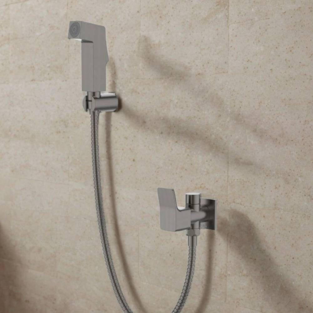 Ducha Higiênica Dax Tamisa sem Derivação com Registro Cinza - DAX-1984-TM-GR