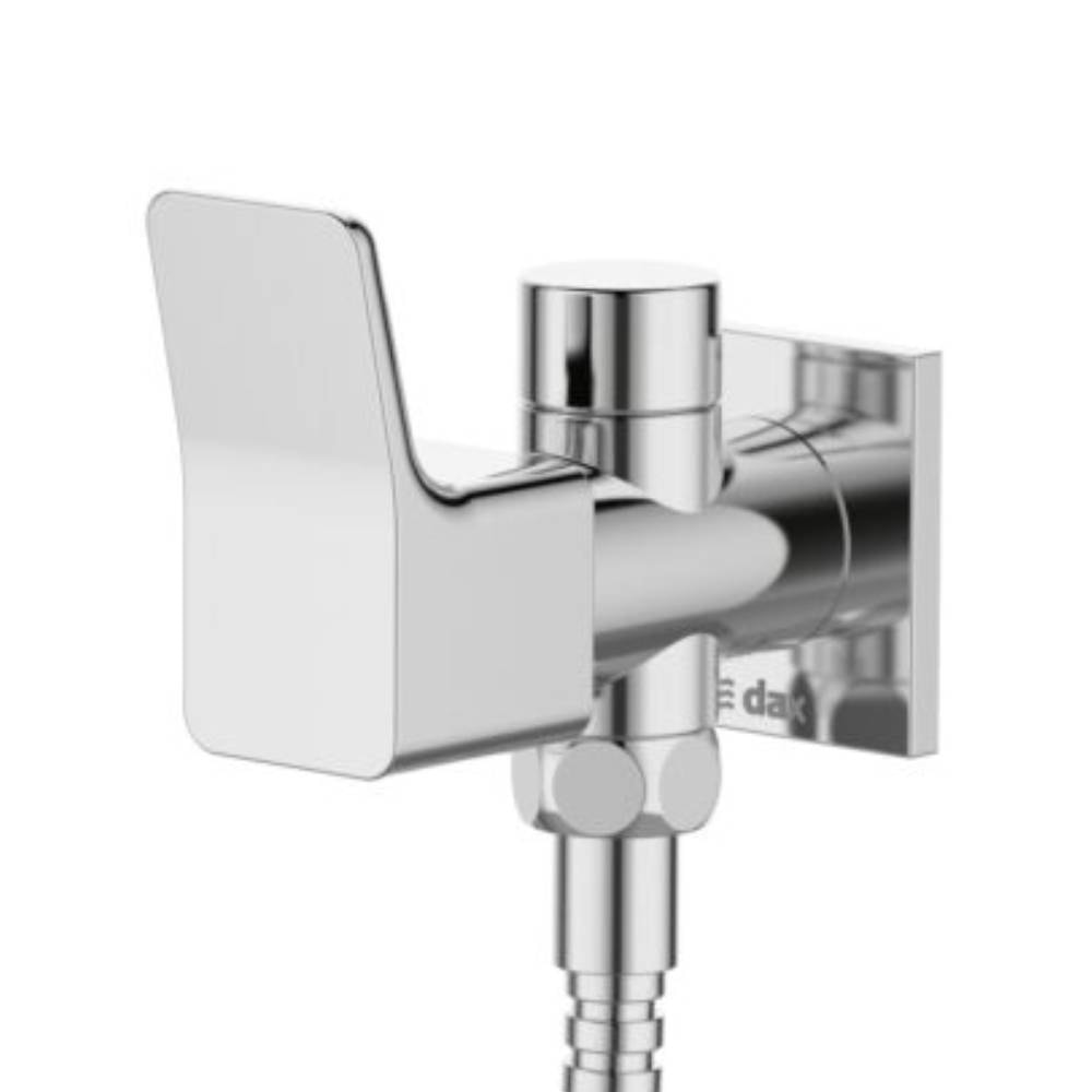 Ducha Higiênica Dax Tamisa Sem Derivação com Registro Cromado - DAX-1984-TM-CR