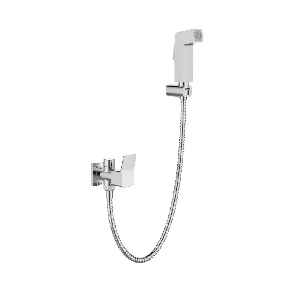 Ducha Higiênica Dax Tamisa Sem Derivação com Registro Cromado - DAX-1984-TM-CR