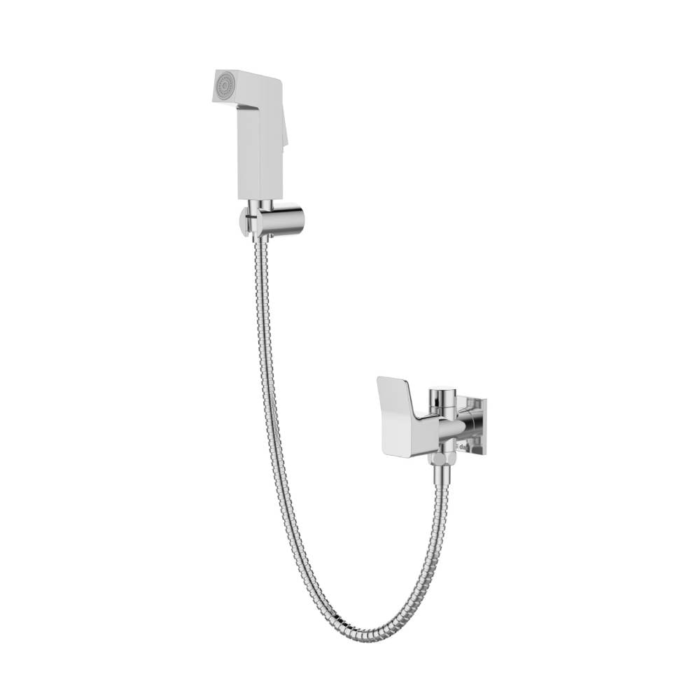 Ducha Higiênica Dax Tamisa Sem Derivação com Registro Cromado - DAX-1984-TM-CR