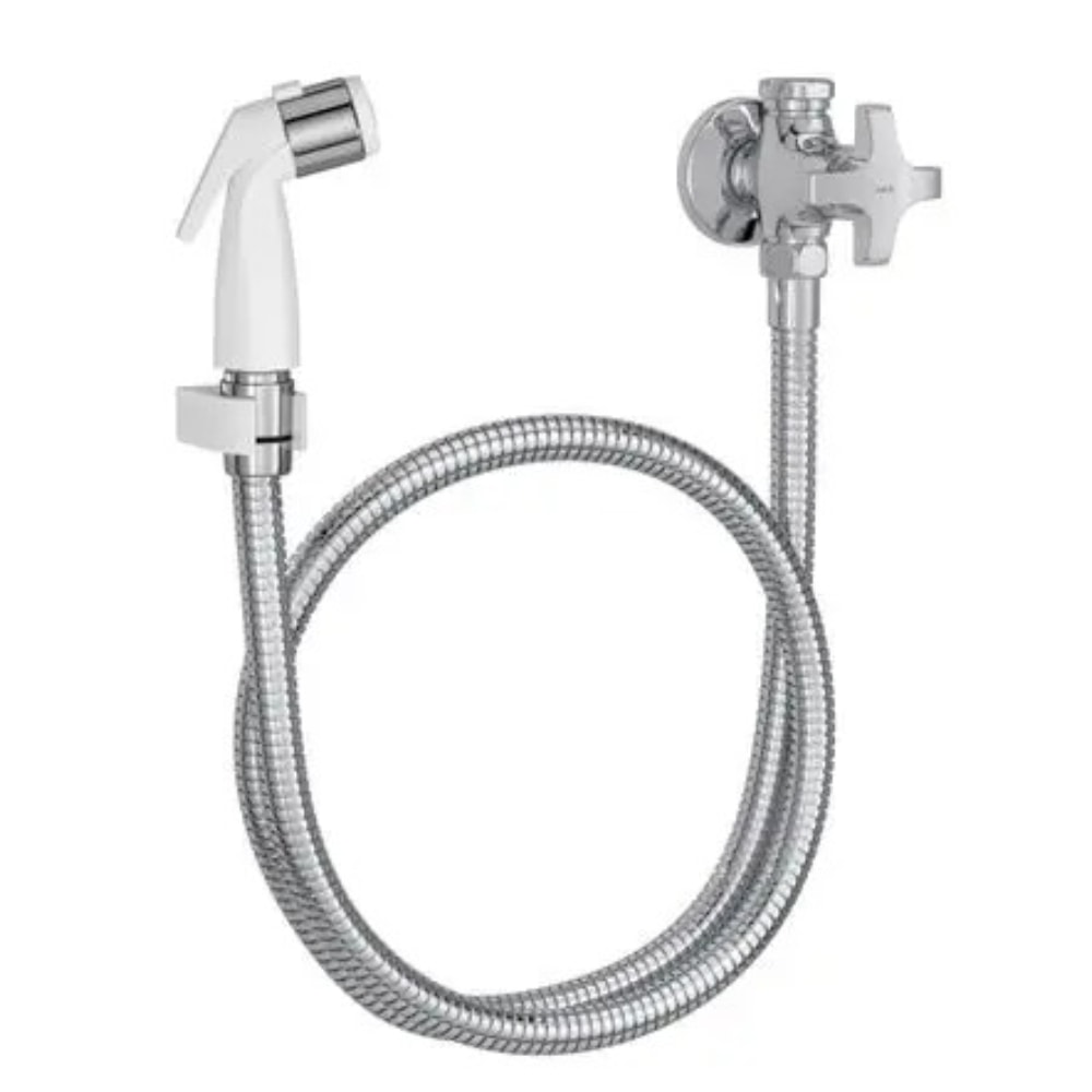 Ducha Higiênica Deca Max Cromado Com Registro E Derivação 1984.C34.ACT