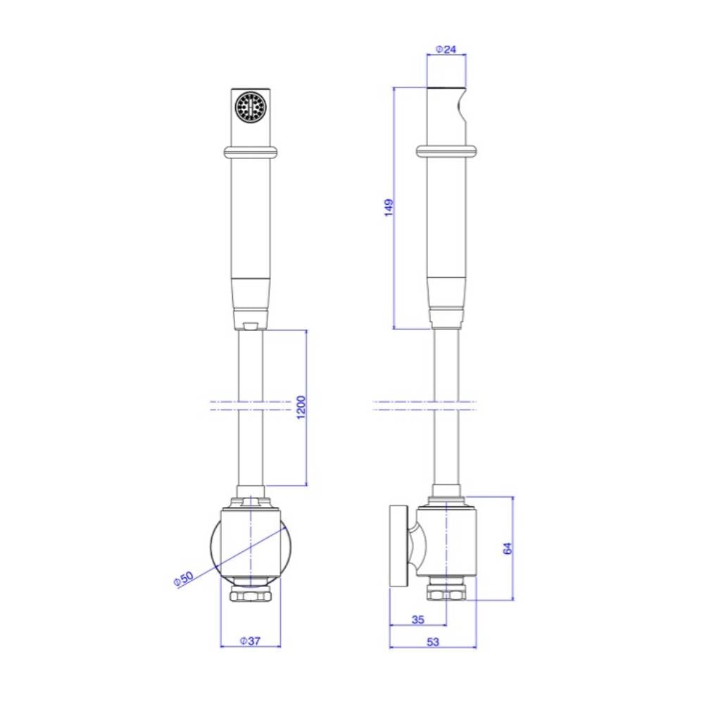Ducha Higiênica Deca Universal Despres Branco - 1948.C.ACT.BR