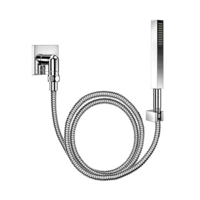 Ducha Higiênica Docol Manual Square 90° com Joelho Cromado - 1834706