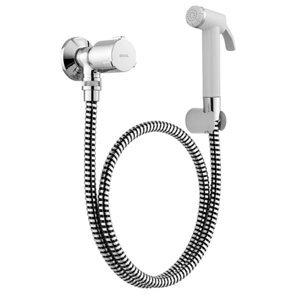 Ducha Higiênica Docol Riva Sem Derivação e Registro Cromado e Branco - 00450206