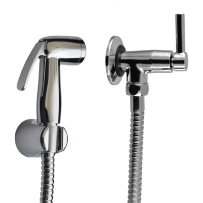 Ducha Higiênica Kimetais Alfa Sem Derivação e Registro Cromado - 1050 C01