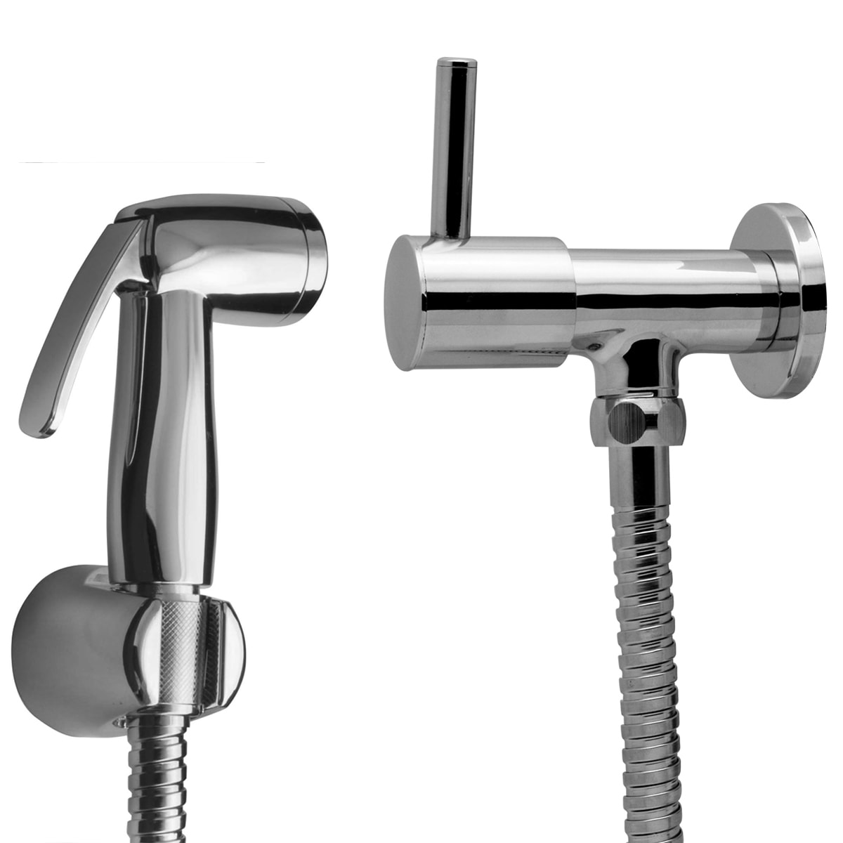 Ducha Higiênica Kimetais Delicatta Slim sem Derivação e Registro Cromado - 1150 C58