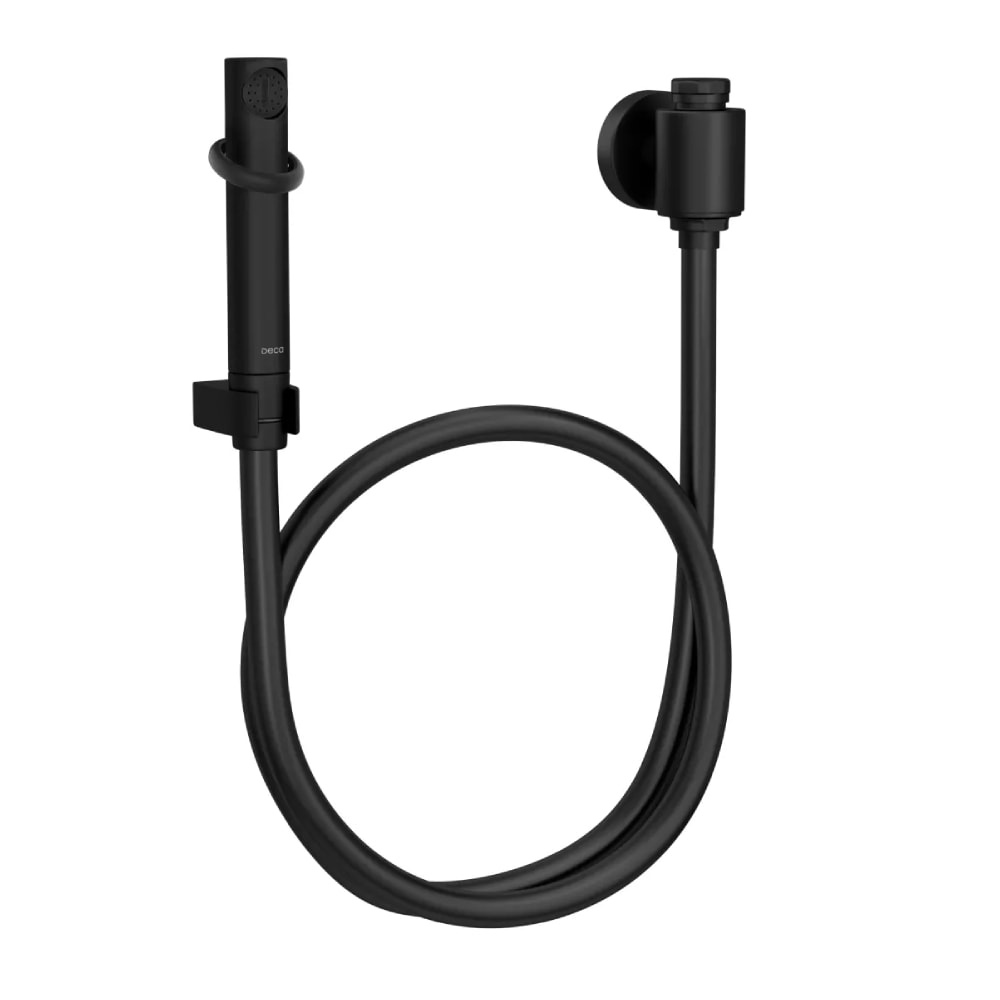 Ducha Higiênica Universal Despressurizada com Derivação Deca Black Matte - 1948.BL.ACT.MT