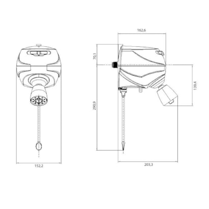 Ducha Lorenzetti Jet Control Eletrônico 127v 5500w Branca - 7540171