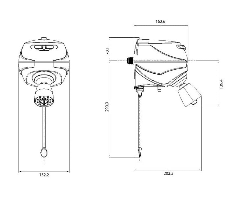 Ducha Lorenzetti Jet Control Eletrônico 127v 5500w Branca - 7540171