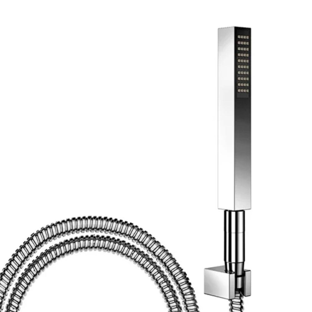 Ducha Manual com Joelho 90° Docol Square Cromado - 90018347006