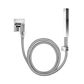 Ducha Manual com Joelho 90° Docol Square Cromado - 90018347006