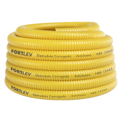 Eletroduto Corrugado Fortlev 20mm - 13000200