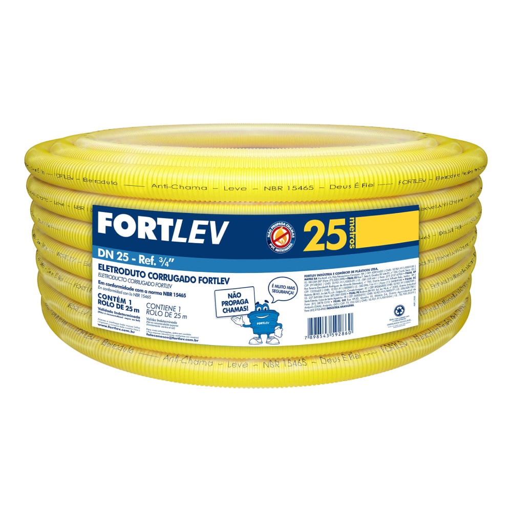 Eletroduto Corrugado Fortlev 32mm - 13000320