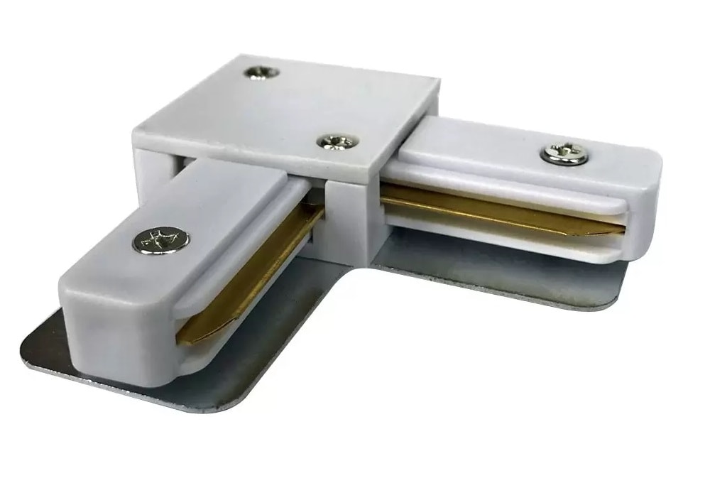 Emenda para Trilho Eletrificado 90 L Branco Delis - Ds2707-l