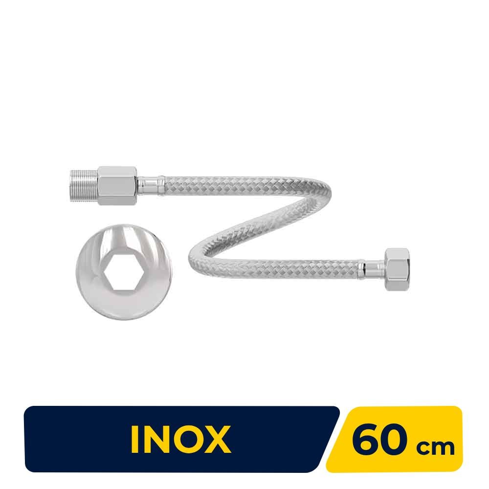 Engate Flexível Trançado Jiwi 60cm - WJ-FT-60