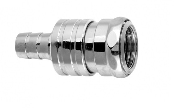 Engate Rápido Cromado para Mangueira 3/4 x 1/2 Blukit