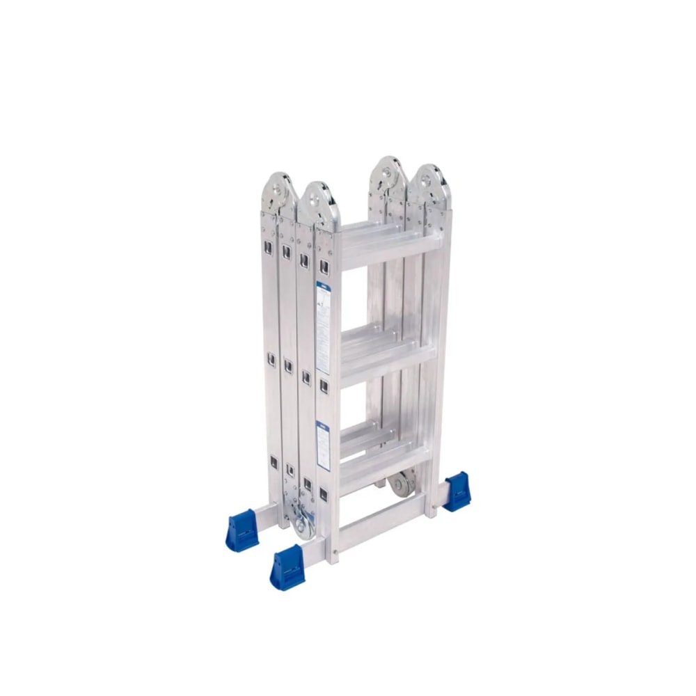 Escada de Alumínio Articulada Mor 4x3 Degraus 3,37M - 5221