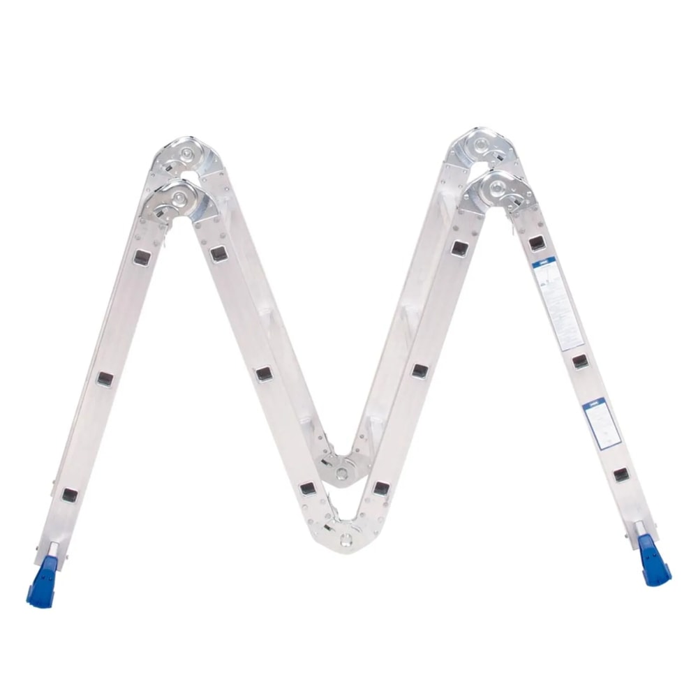 Escada de Alumínio Articulada Mor 4x3 Degraus 3,37M - 5221