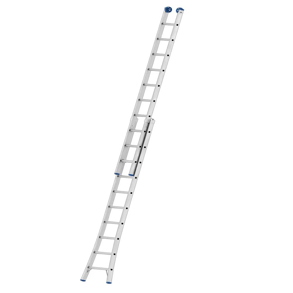 Escada de Alumínio Extensiva Mor 2x10 Degraus 5,05M - 005206
