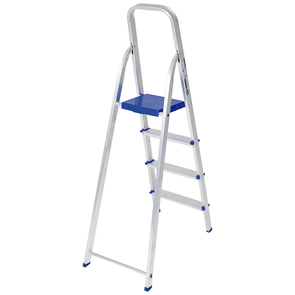 Escada de Alumínio Mor 4 Degraus 85cm - 005102